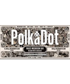 Buy PolkaDot Cookies & Cream Swirl Mushroom Chocolate Bars