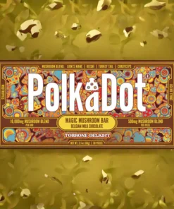 Buy Polkadot Torrone Delight Mushroom Chocolate Bar