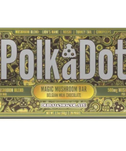 Buy PolkaDot Dubai Chocolate Mushroom Chocolate Bar