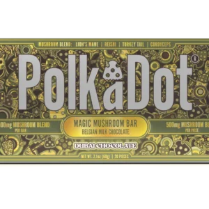 Buy PolkaDot Dubai Chocolate Mushroom Chocolate Bar