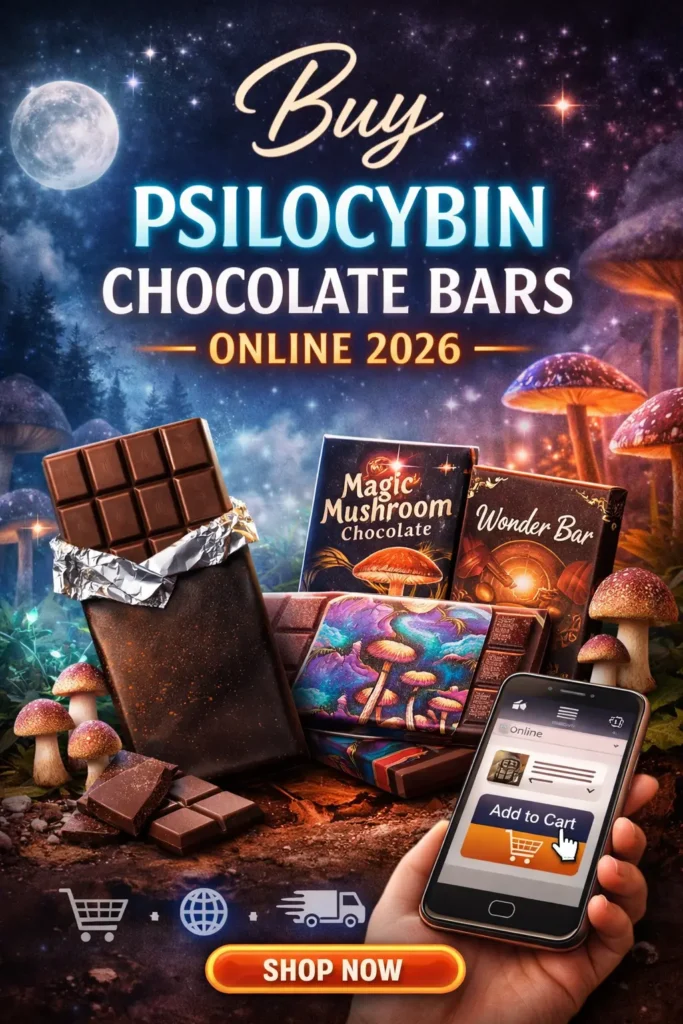 Premium mushroom chocolate bars in 1g, 3g, and 6g packaging for wholesale distribution and quality-controlled manufacturing process| buy psilocybin chocolate bars online 2026