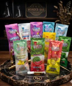 Buy Wonka Carts 1g THC vape cartridge with clear golden Wonka Oil distillate